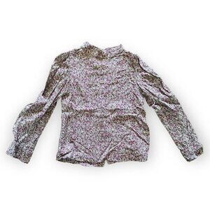 Zara Kids Purple Floral Blouse